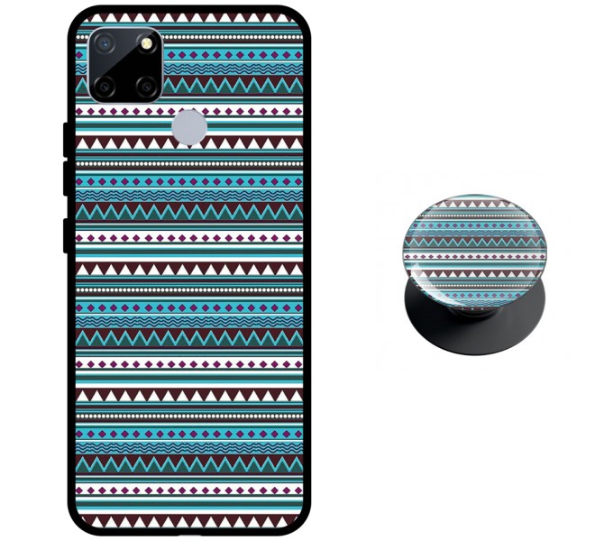 Modern Drawn Aztec Protective Cover for Realme C25s